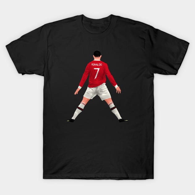 Ronaldo Siuuu Celebration T-Shirt by Arissetyo